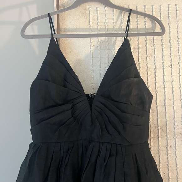 Zimmermann HYPNOTIC V NECK MIDI DRESS size 2 large - Picture 3 of 4